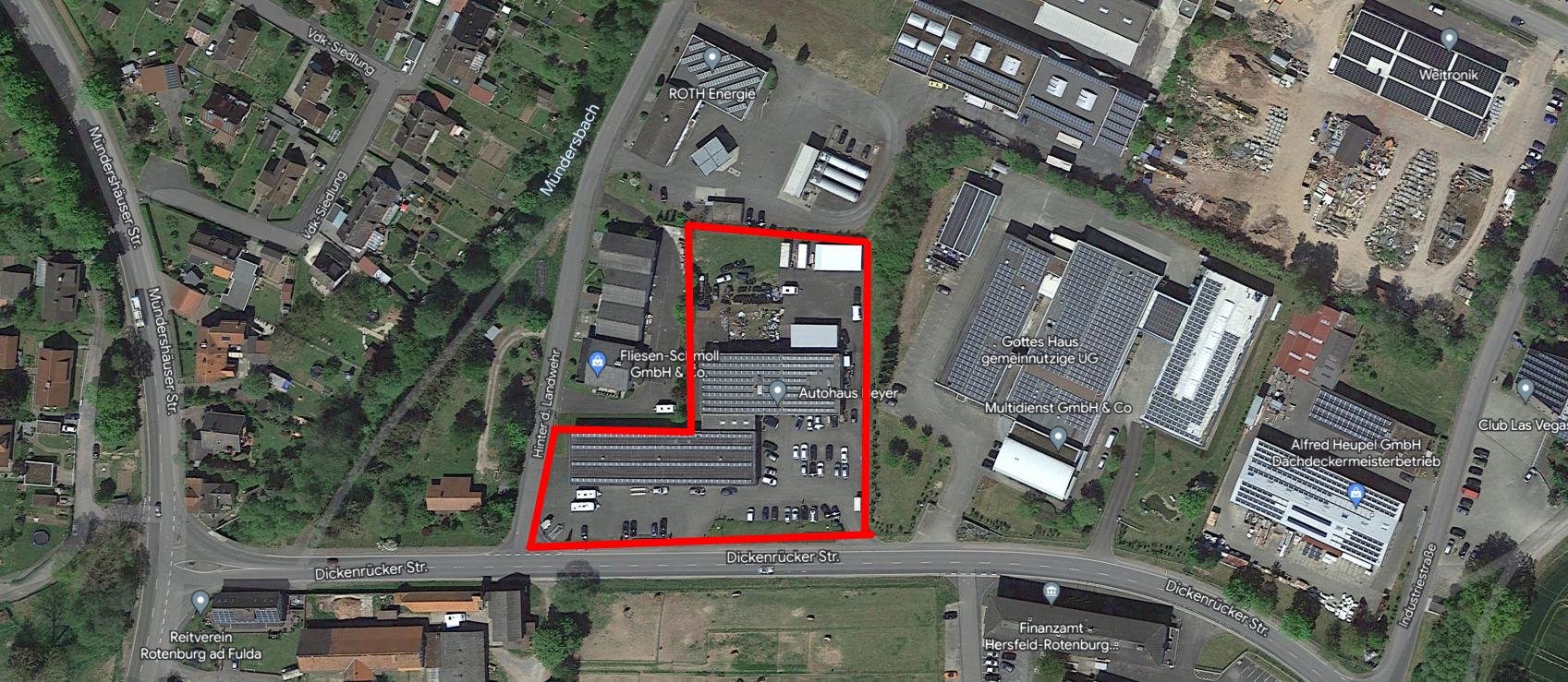 Lageplan Autohaus Heyer